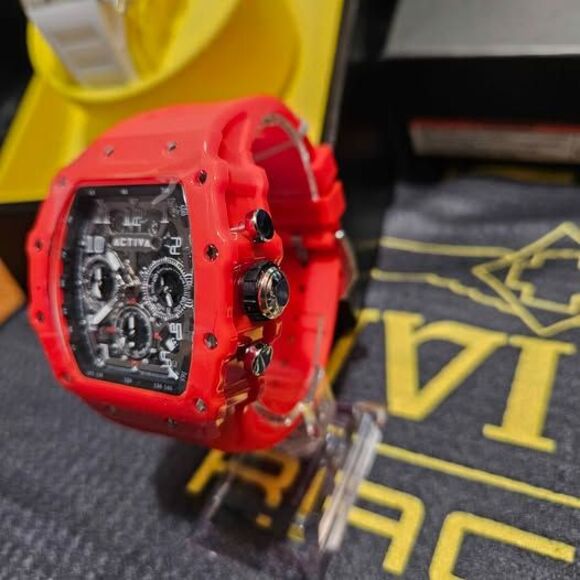 Activa x Invicta ACW2305-019 Red Sport Chronograph Watch - Picture 3 of 7